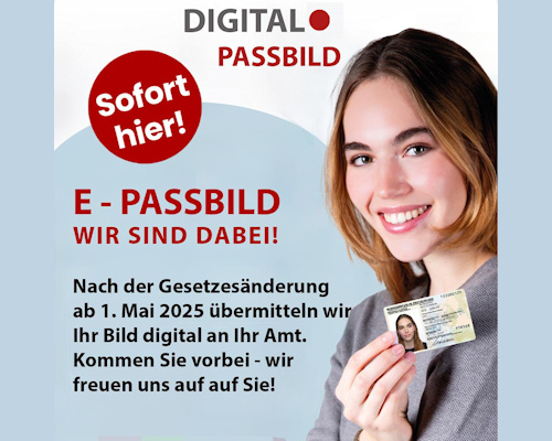 Info zur Einstellung unseres Passbilderservice